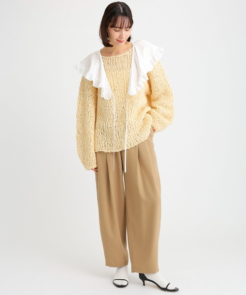 BABYLONE（バビロン）の「ハンドニットプルオーバー（ニット