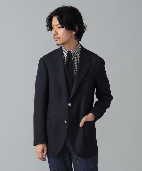 HANDMADE SAVILE CLIFFORD ネイビー ブレザー（テーラード