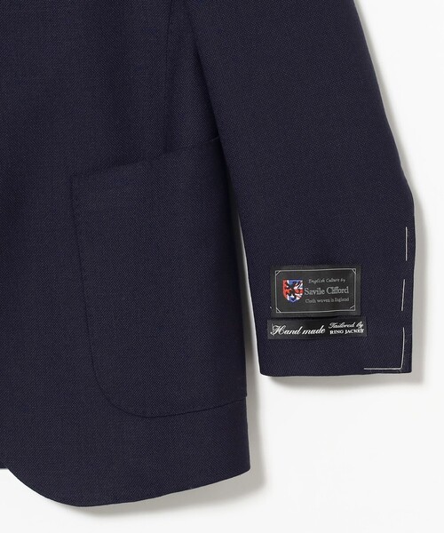 BEAMS F（ビームスエフ）の「HANDMADE SAVILE CLIFFORD ネイビー ブレザー（テーラードジャケット・メンズ・ネイビー・42/52/50/48/46/44）」の19枚目の写真