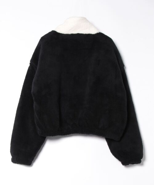HALHAM(ハルハム)の「shaggy fleece short blouson/シャギーフリース ショートブルゾン(ブルゾン・メンズ・ブラック/ベージュ/オフホワイト・M/L/XL)」の17枚目の写真