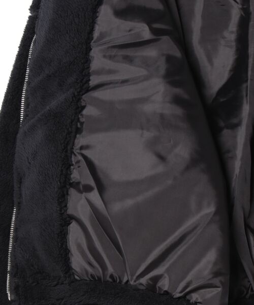 HALHAM(ハルハム)の「shaggy fleece short blouson/シャギーフリース ショートブルゾン(ブルゾン・メンズ・ブラック/ベージュ/オフホワイト・M/L/XL)」の18枚目の写真