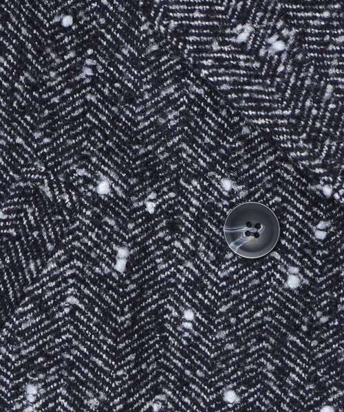 ITS'DEMO（イッツデモ）の「◆【手洗い可】ツイードショートコート（チェスターコート・レディース・ネイビー系3/ブラック系3・00）」の6枚目の写真