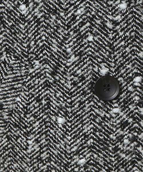 ITS'DEMO（イッツデモ）の「◆【手洗い可】ツイードショートコート（チェスターコート・レディース・ネイビー系3/ブラック系3・00）」の10枚目の写真