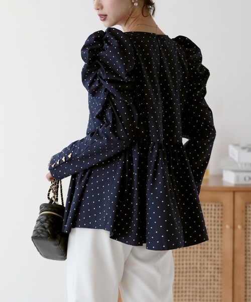 パワーショルダーブラウス（シャツ/ブラウス）｜MERAKI（メラキ）の