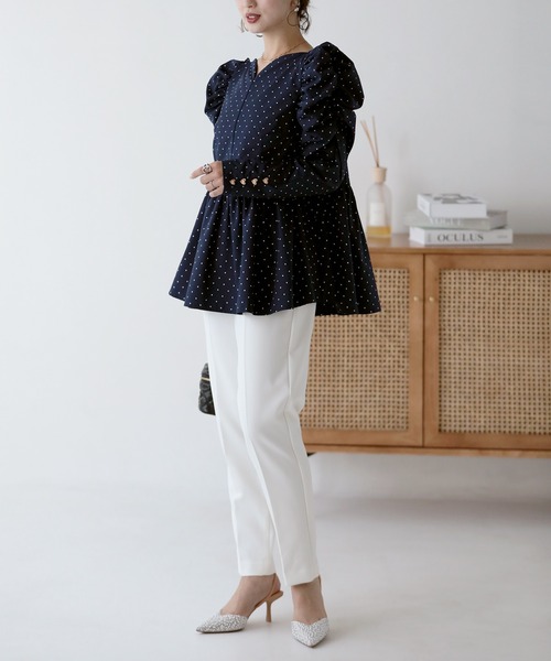 パワーショルダーブラウス（シャツ/ブラウス）｜MERAKI（メラキ）の