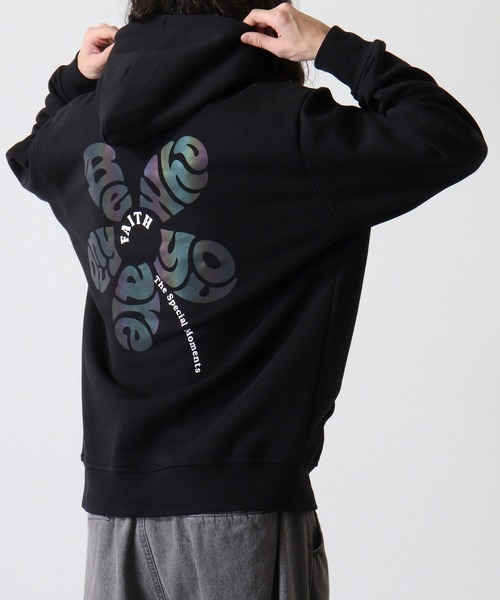 A.T,C in the attic homme(エーティーシーインジアティックオム)の「A.T,C in the attic homme タマムシリフレクタープリント プルパーカー(パーカー・メンズ・ブラック/ホワイト・L/M)」の20枚目の写真