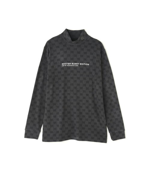 MASTER BUNNY EDITION（マスターバニーエディション）の「【MASTER BUNNY EDITION】AC/Ryジャガード長袖ハイネックカットソー（Tシャツ/カットソー・メンズ・ホワイト/ブラック・LARGE/X-LARGE）」の2枚目の写真