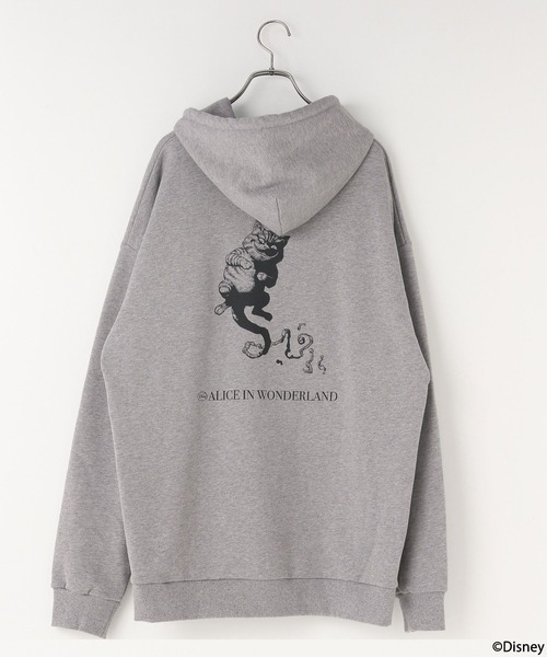 LOWRYS FARM（ローリーズファーム）の「ＡＬＩＣＥ/ウラケプリントパーカー　208908（スウェット・メンズ・グレー/オフホワイト・FREE）」の8枚目の写真