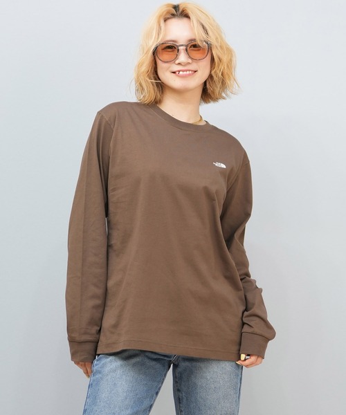 THE NORTH FACE(ザノースフェイス)の「THE NORTH FACE/ザ・ノース・フェイス ロングスリーブTシャツ NTW32535(Tシャツ/カットソー・レディース・ダークブラウン/ホワイト/ブラック/ライトピンク・XL/L/M/S)」の3枚目の写真