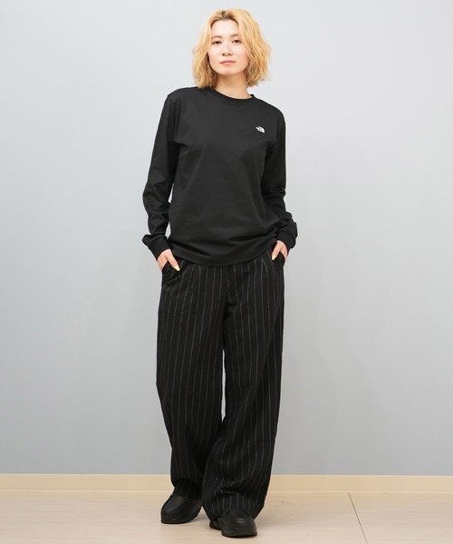 THE NORTH FACE(ザノースフェイス)の「THE NORTH FACE/ザ・ノース・フェイス ロングスリーブTシャツ NTW32535(Tシャツ/カットソー・レディース・ダークブラウン/ホワイト/ブラック/ライトピンク・XL/L/M/S)」の7枚目の写真