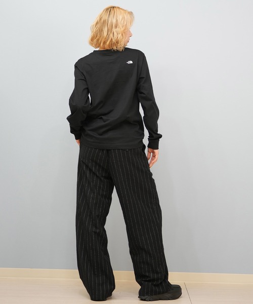 THE NORTH FACE(ザノースフェイス)の「THE NORTH FACE/ザ・ノース・フェイス ロングスリーブTシャツ NTW32535(Tシャツ/カットソー・レディース・ダークブラウン/ホワイト/ブラック/ライトピンク・XL/L/M/S)」の6枚目の写真