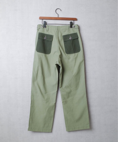 HOUSTON(ヒューストン)の「【T6】【HOUSTON women】WOMEN FATIGUE PANT / ウーマン ファティーグ パンツ 22HL006(その他パンツ・レディース・その他/グリーン系その他/ナチュラル・0/1)」の5枚目の写真