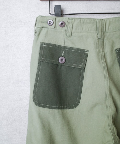 HOUSTON(ヒューストン)の「【T6】【HOUSTON women】WOMEN FATIGUE PANT / ウーマン ファティーグ パンツ 22HL006(その他パンツ・レディース・その他/グリーン系その他/ナチュラル・0/1)」の7枚目の写真