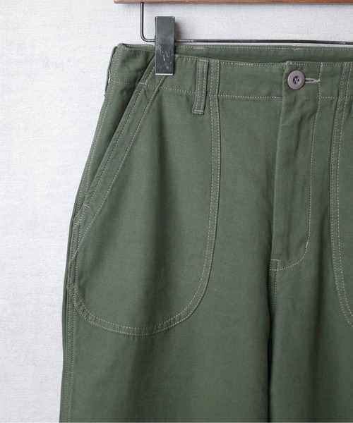 HOUSTON(ヒューストン)の「【T6】【HOUSTON women】WOMEN FATIGUE PANT / ウーマン ファティーグ パンツ 22HL006(その他パンツ・レディース・その他/グリーン系その他/ナチュラル・0/1)」の20枚目の写真