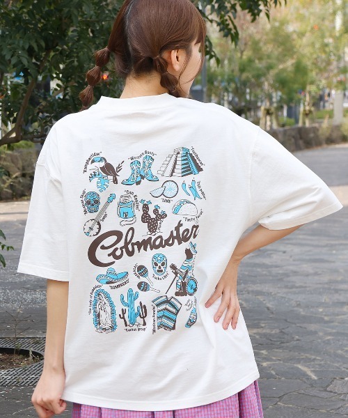 COBMASTER(コブマスター)の「COBMASTER コブベア刺繍×プリントメキシカンTシャツ(Tシャツ/カットソー・メンズ・その他1/ホワイト・LARGE/MEDIUM)」の1枚目の写真