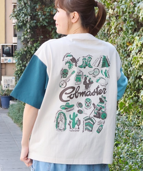 COBMASTER(コブマスター)の「COBMASTER コブベア刺繍×プリントメキシカンTシャツ(Tシャツ/カットソー・メンズ・その他1/ホワイト・LARGE/MEDIUM)」の9枚目の写真