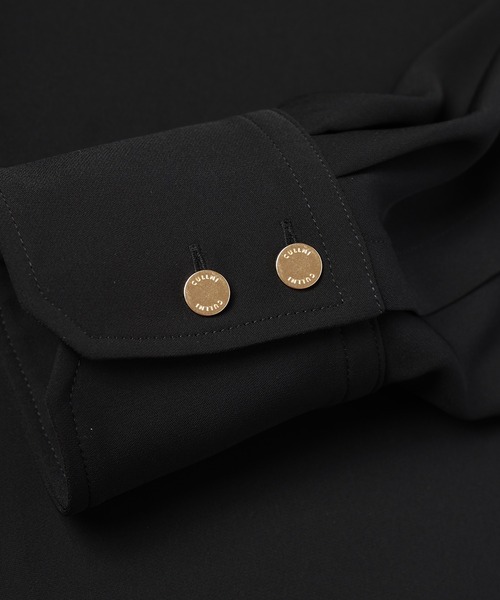 CULLNI(クルニ)の「Dry Double Satin Asymmetrical Long Sleeve Shirt(シャツ/ブラウス・メンズ・チャコール/グリーン/オフホワイト/ブラック・1/2/0)」の18枚目の写真