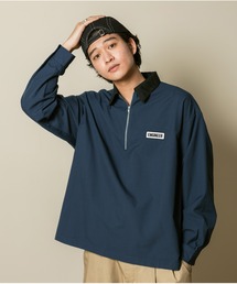 RAGEBLUE | ワンポイント刺繍/TRハーフジップシャツ(シャツ/ブラウス)