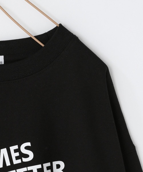 LOWRYS FARM（ローリーズファーム）の「アソートプリントＬＳＴ　288072（Tシャツ/カットソー・キッズ・パープル/ブラック/チャコールグレー/オフホワイト・110cm/120cm/130cm/140cm/150cm）」の16枚目の写真