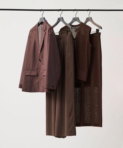 uncrave(アンクレイヴ)の「シアーオーガンジーシャツジャケット(その他アウター・レディース・ホワイト系/ブラウン系/ブラック系・F)」の16枚目の写真