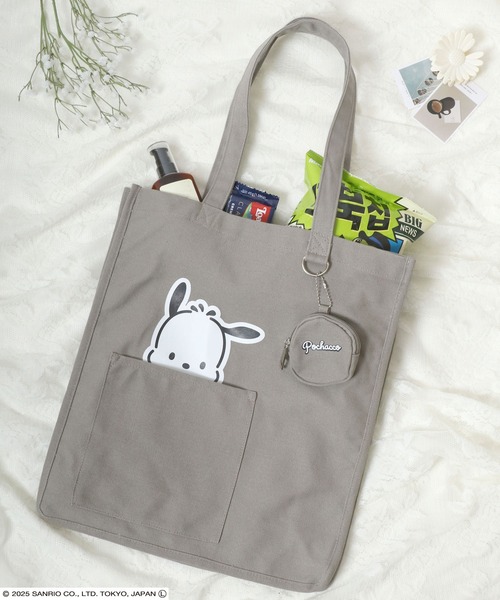 未使用♡サンリオ♡花柄トートバッグとポーチセット サンリオ トートバッグ Lサイズ