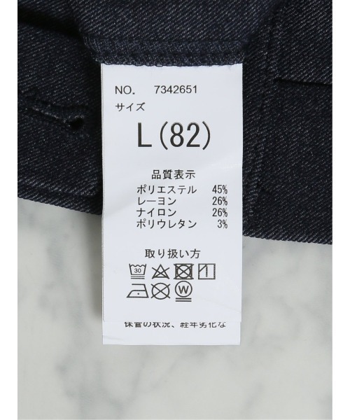 TAKA-Q（タカキュー）の「【ストレッチ ウォッシャブル イージーケア】タカキュー ノータックビジネスパンツ デニム風紺（スーツパンツ・メンズ・ネイビー・MEDIUM/LARGE/X-LARGE/3L/S）」の6枚目の写真