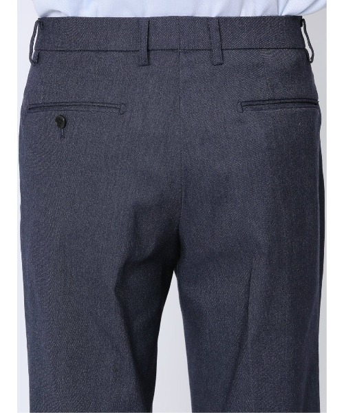 TAKA-Q（タカキュー）の「【ストレッチ ウォッシャブル イージーケア】タカキュー ノータックビジネスパンツ デニム風紺（スーツパンツ・メンズ・ネイビー・MEDIUM/LARGE/X-LARGE/3L/S）」の11枚目の写真