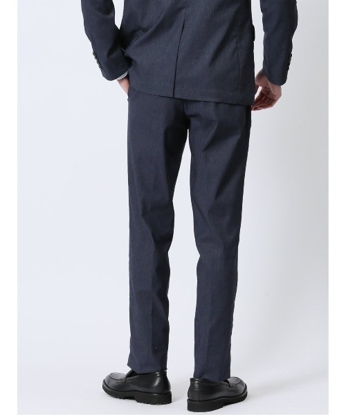 TAKA-Q（タカキュー）の「【ストレッチ ウォッシャブル イージーケア】タカキュー ノータックビジネスパンツ デニム風紺（スーツパンツ・メンズ・ネイビー・MEDIUM/LARGE/X-LARGE/3L/S）」の13枚目の写真