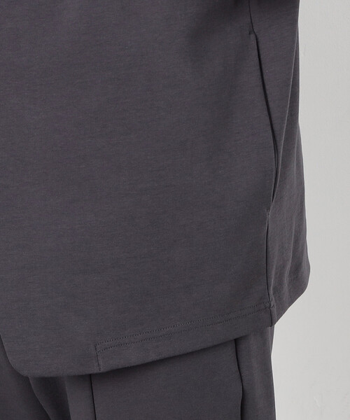 COMME CA ISM(コムサイズム)の「【セットアップ対応】綿混ダンボールニット ジレ(ベスト・メンズ・ブラック/チャコール・MEDIUM/LARGE)」の8枚目の写真
