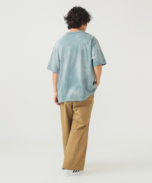 BEAMS（ビームス）の「BEAMS / ルーズ フェード クルーネックTシャツ（Tシャツ/カットソー・メンズ・ストーン/ブラック/ミント・S/M/L/XL）」の20枚目の写真