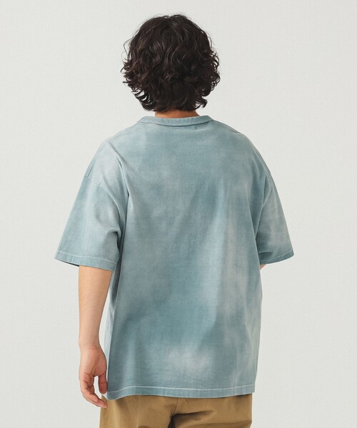 BEAMS（ビームス）の「BEAMS / ルーズ フェード クルーネックTシャツ（Tシャツ/カットソー・メンズ・ストーン/ブラック/ミント・S/M/L/XL）」の21枚目の写真