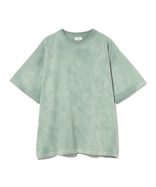 BEAMS（ビームス）の「BEAMS / ルーズ フェード クルーネックTシャツ（Tシャツ/カットソー・メンズ・ストーン/ブラック/ミント・S/M/L/XL）」の7枚目の写真