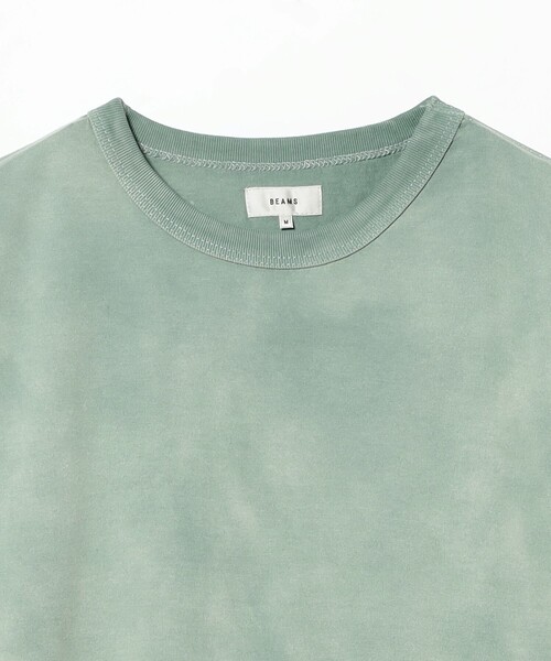 BEAMS（ビームス）の「BEAMS / ルーズ フェード クルーネックTシャツ（Tシャツ/カットソー・メンズ・ストーン/ブラック/ミント・S/M/L/XL）」の8枚目の写真