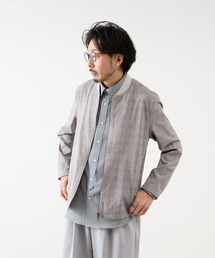MEN'S MELROSE（メンズメルローズ）の「プリントDOTAIR ミニマムMA-1（ブルゾン）」