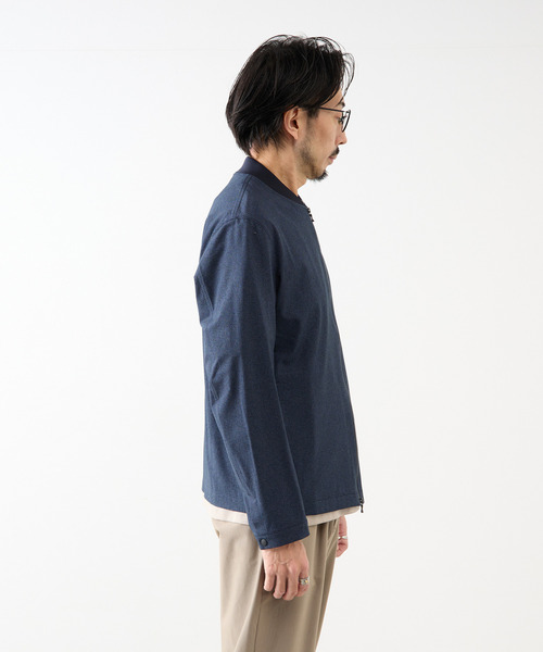 MEN'S MELROSE（メンズメルローズ）の「プリントDOTAIR ミニマムMA-1（ブルゾン・メンズ・チャコールグレー/ライトグレー/ネイビー・2/3/4/5）」の7枚目の写真