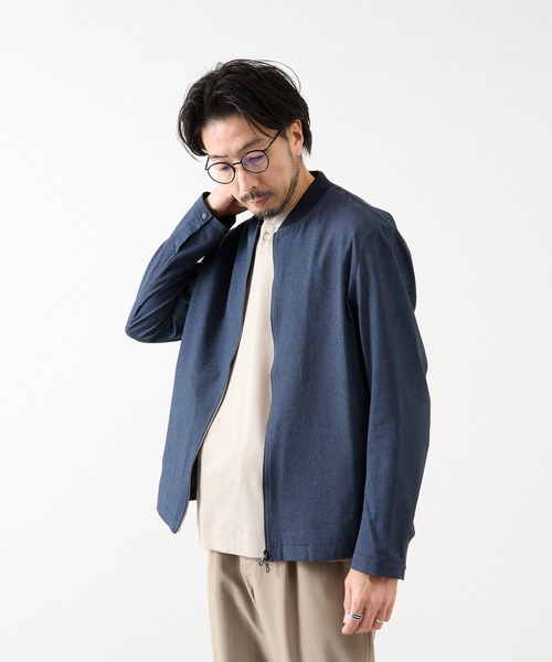 MEN'S MELROSE（メンズメルローズ）の「プリントDOTAIR ミニマムMA-1（ブルゾン・メンズ・チャコールグレー/ライトグレー/ネイビー・2/3/4/5）」の22枚目の写真