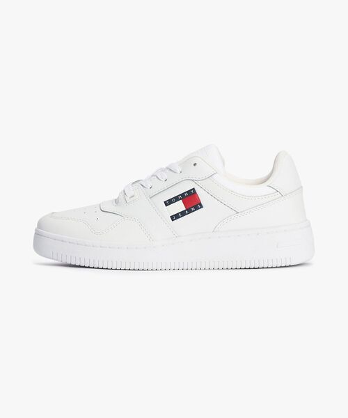 tommy jeans(トミー ジーンズ)の「レトロバスケットエッセンシャルスニーカー(スニーカー・レディース・ホワイト・23cm/24.5cm/23.5cm/24cm)」の7枚目の写真