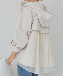 titivate | バックチュールペプラムマウンテンパーカー(マウンテンパーカー)