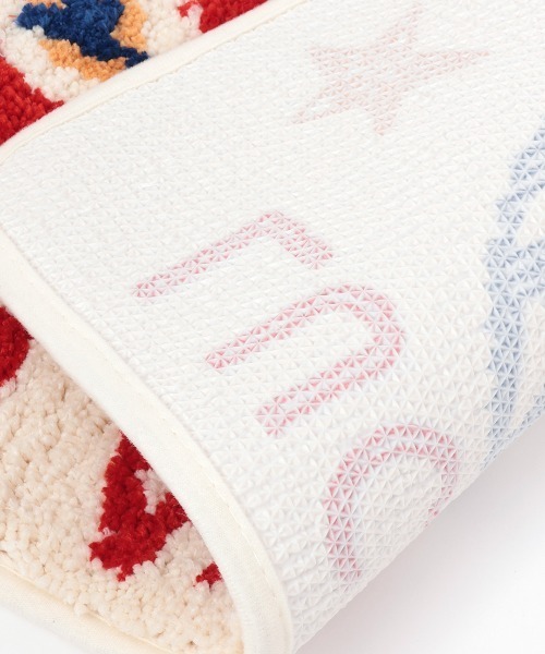 チチカカ（チチカカ）の「ルチャリブレマット 40×60cm（ラグ/マット・レディース・アイボリー/ブラック・FREE）」の5枚目の写真