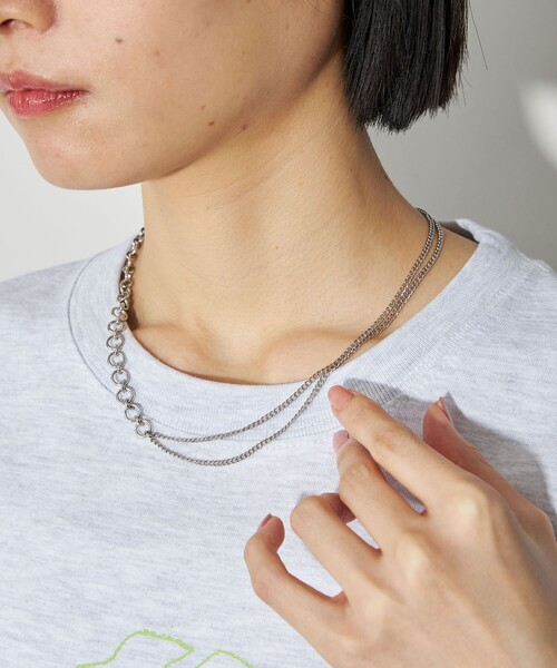セール】＜CITEN＞ダブルチェーンネックレス（ネックレス