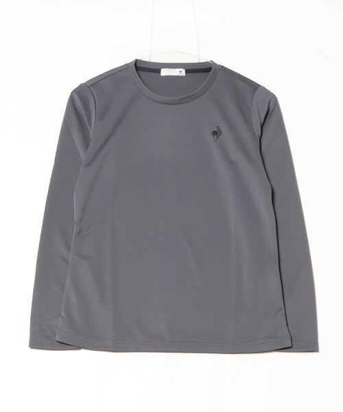 le coq sportif(ルコックスポルティフ)の「【ルコックスポルティフ】吸汗速乾/UVカットエコペット素材ロンT(Tシャツ/カットソー・レディース・ブラック/グレー/ピンク/ホワイト/ネイビー・S/M/L/XL)」の10枚目の写真