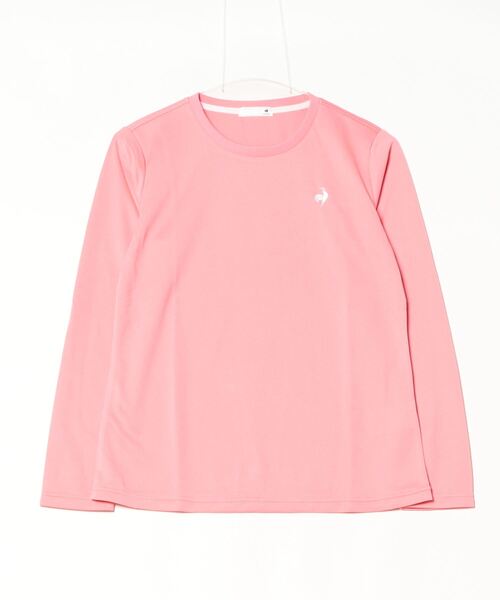le coq sportif(ルコックスポルティフ)の「【ルコックスポルティフ】吸汗速乾/UVカットエコペット素材ロンT(Tシャツ/カットソー・レディース・ブラック/グレー/ピンク/ホワイト/ネイビー・S/M/L/XL)」の12枚目の写真
