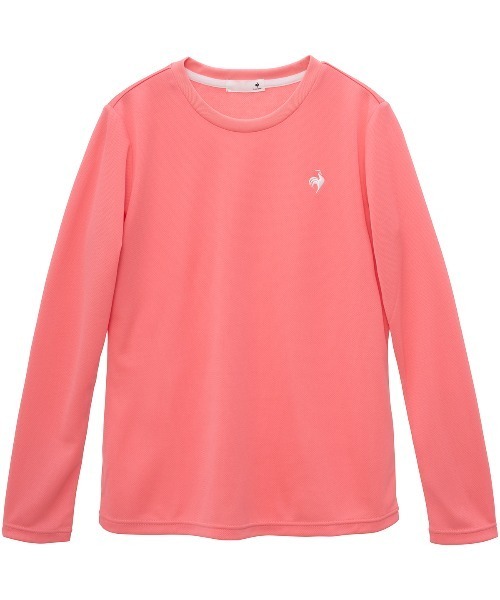 le coq sportif(ルコックスポルティフ)の「【ルコックスポルティフ】吸汗速乾/UVカットエコペット素材ロンT(Tシャツ/カットソー・レディース・ブラック/グレー/ピンク/ホワイト/ネイビー・S/M/L/XL)」の8枚目の写真
