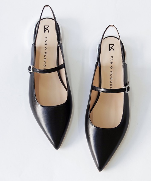 FABIO RUSCONI(ファビオルスコーニ)の「FABIO RUSCONI (ファビオ ルスコーニ) / バックストラップサンダル 6298(サンダル・レディース・ブラック/シルバー・38/37/36/35/39)」の6枚目の写真