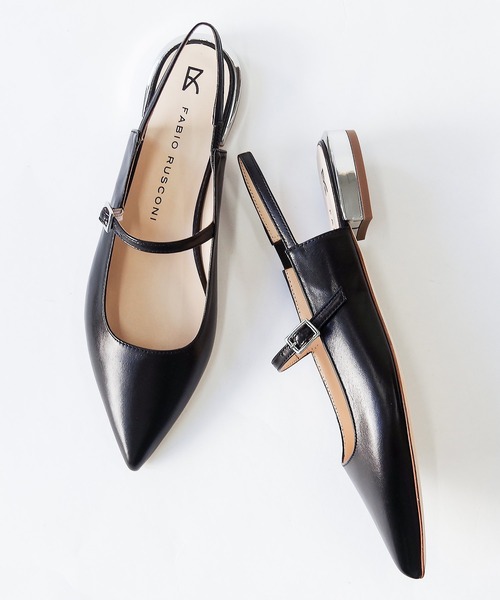 FABIO RUSCONI(ファビオルスコーニ)の「FABIO RUSCONI (ファビオ ルスコーニ) / バックストラップサンダル 6298(サンダル・レディース・ブラック/シルバー・38/37/36/35/39)」の7枚目の写真