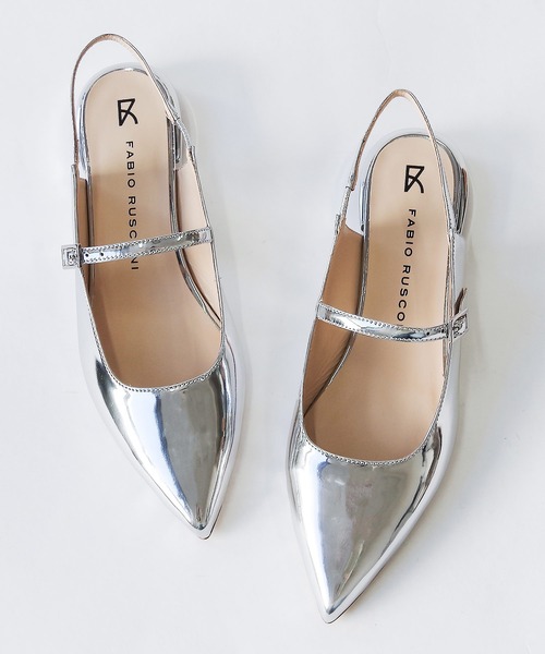 FABIO RUSCONI(ファビオルスコーニ)の「FABIO RUSCONI (ファビオ ルスコーニ) / バックストラップサンダル 6298(サンダル・レディース・ブラック/シルバー・38/37/36/35/39)」の5枚目の写真