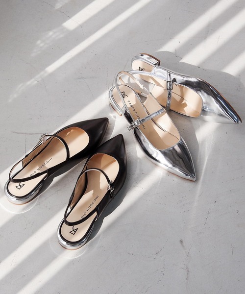 FABIO RUSCONI(ファビオルスコーニ)の「FABIO RUSCONI (ファビオ ルスコーニ) / バックストラップサンダル 6298(サンダル・レディース・ブラック/シルバー・38/37/36/35/39)」の3枚目の写真