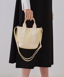 OPAQUE.CLIP | 【長さ調整可能】シュリンク合皮コンビミニショルダーバッグ(ショルダーバッグ)