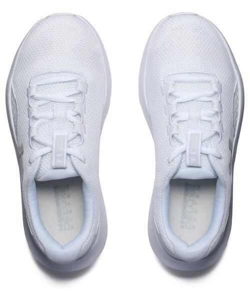 UNDER ARMOUR(アンダーアーマー)の「UAチャージド サージ4 ワイド(ランニング/レディース)(スニーカー・レディース・ホワイト・24.5cm/25.0cm/24.0cm/23.5cm/25.5cm/23.0cm/26.0cm/22.5cm)」の3枚目の写真