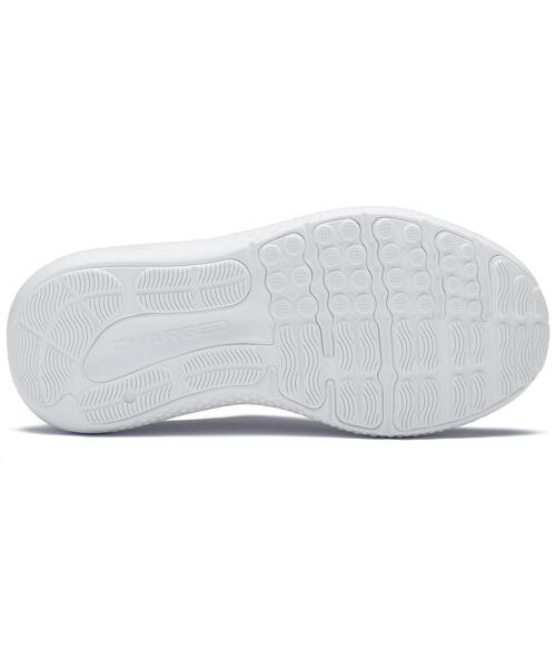 UNDER ARMOUR(アンダーアーマー)の「UAチャージド サージ4 ワイド(ランニング/レディース)(スニーカー・レディース・ホワイト・24.5cm/25.0cm/24.0cm/23.5cm/25.5cm/23.0cm/26.0cm/22.5cm)」の4枚目の写真